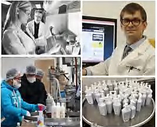 AOG Naturals R&D laboratory technicians